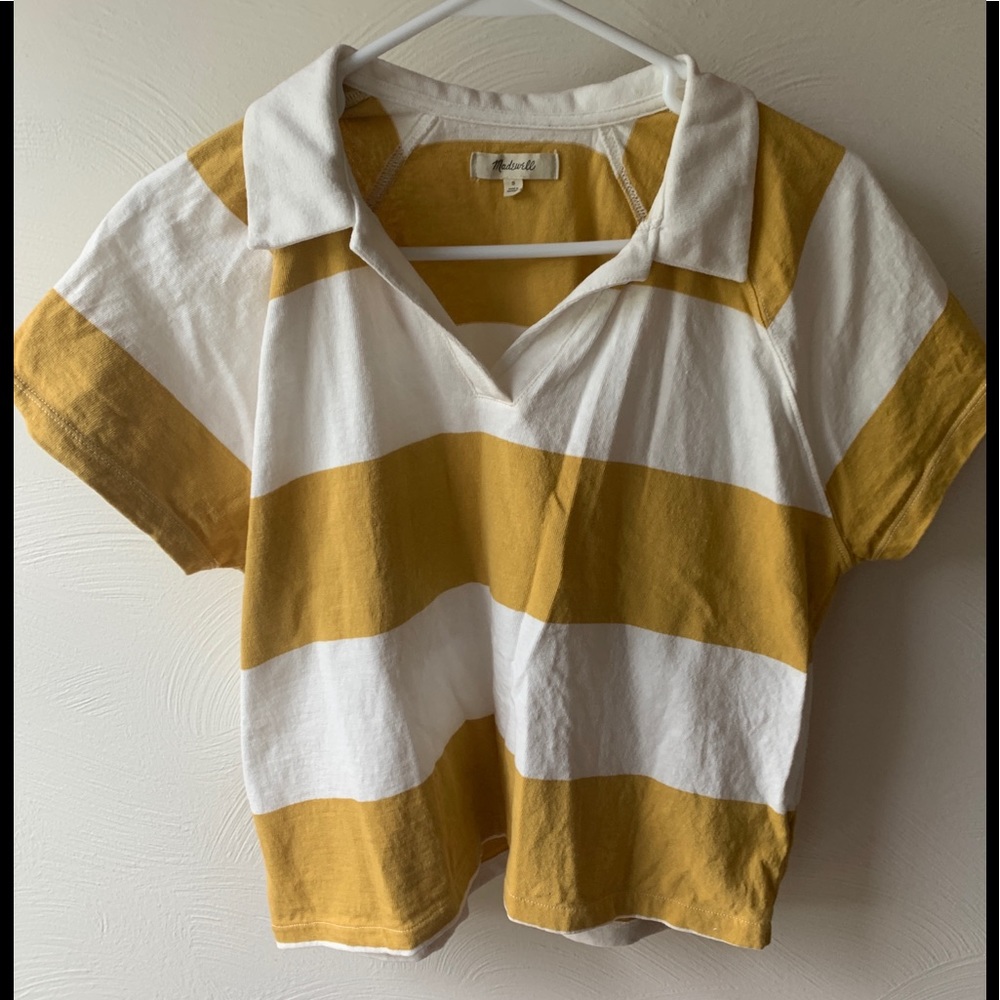 Collared striped shirt